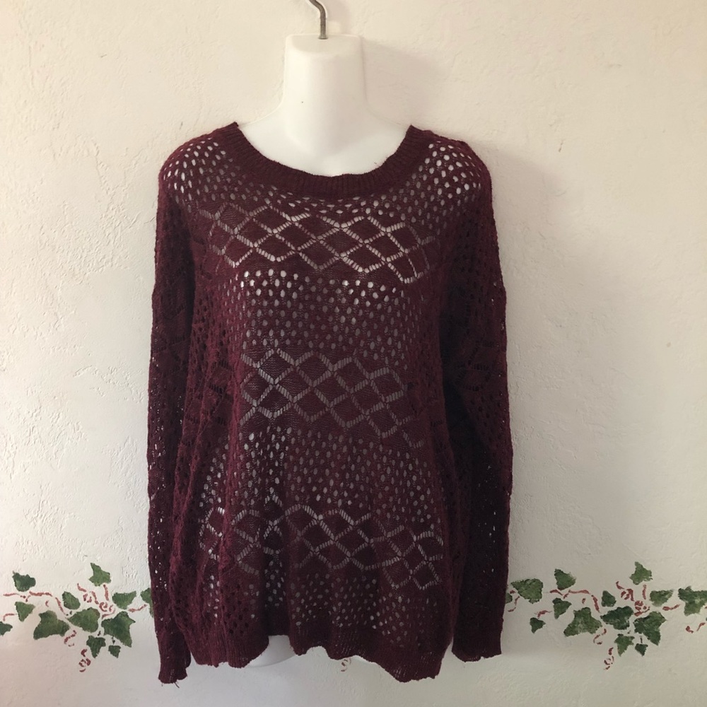 Burgundy Wet Seal Plus Size 3XL